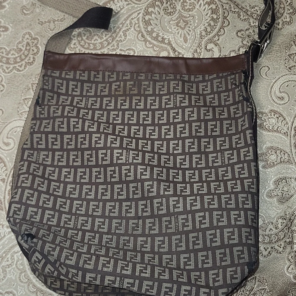 Fendi Black and Brown Messenger Bag - Picture 1 of 16